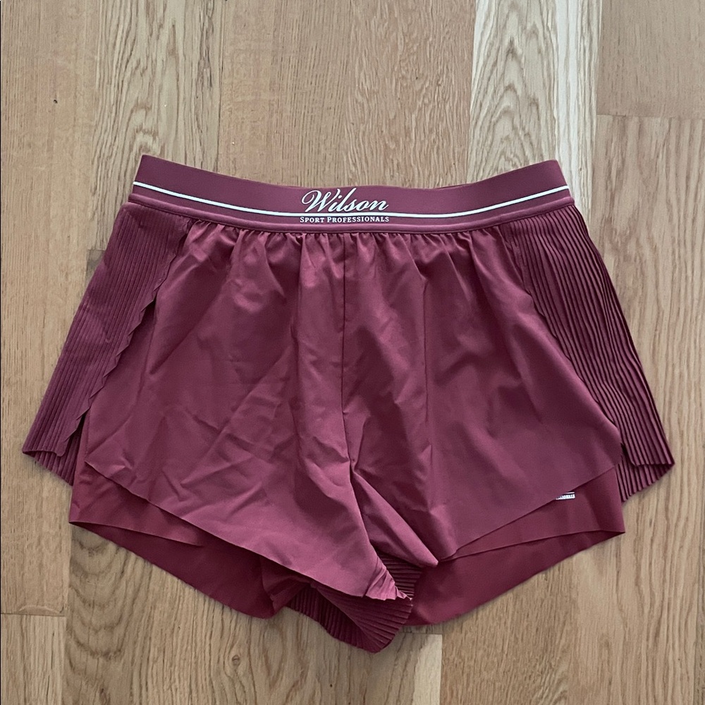 Wilson Women's Athletic Shorts in Maroon